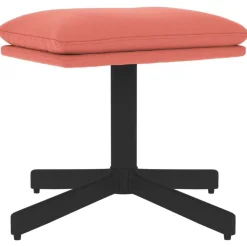 vidaXL Otomanas-Reposapiés de terciopelo 60x60x36 cm