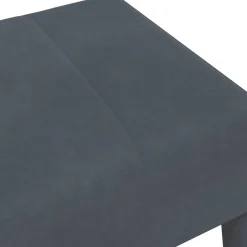 vidaXL Otomanas-Reposapiés de terciopelo 77x55x31 cm
