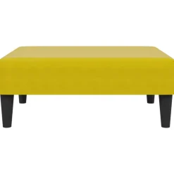 vidaXL Otomanas-Reposapiés de terciopelo 77x55x31 cm