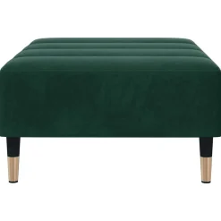 vidaXL Otomanas-Reposapiés de terciopelo 77x55x31 cm