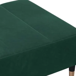 vidaXL Otomanas-Reposapiés de terciopelo 77x55x31 cm