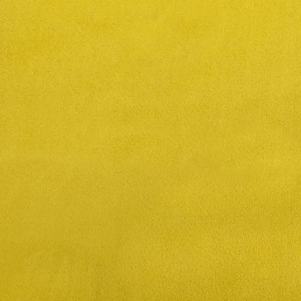 vidaXL Reposapiés de terciopelo 60x50x41 cm Amarillo Hot