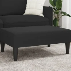 vidaXL Otomanas-Reposapiés de terciopelo 77x55x31 cm