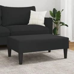 vidaXL Otomanas-Reposapiés de terciopelo 77x55x31 cm