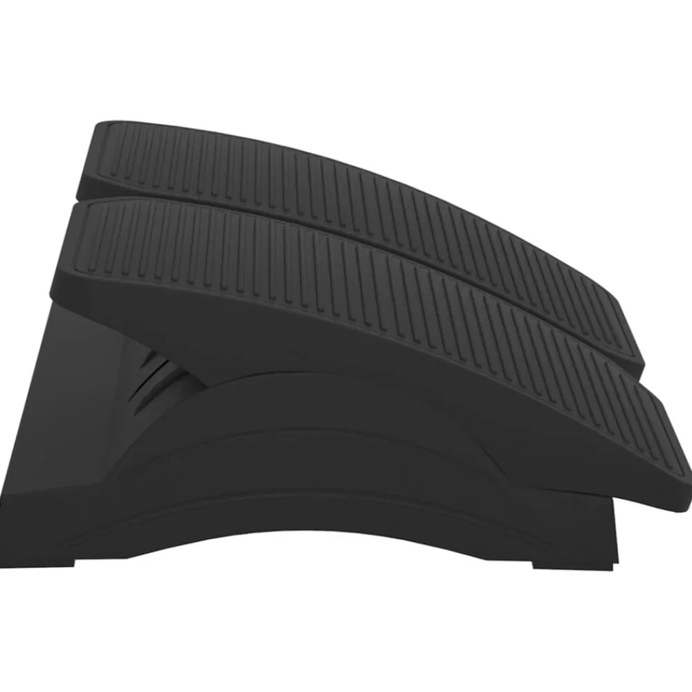 vidaXL Reposapiés negro 43,5x32,5x10,5 cm