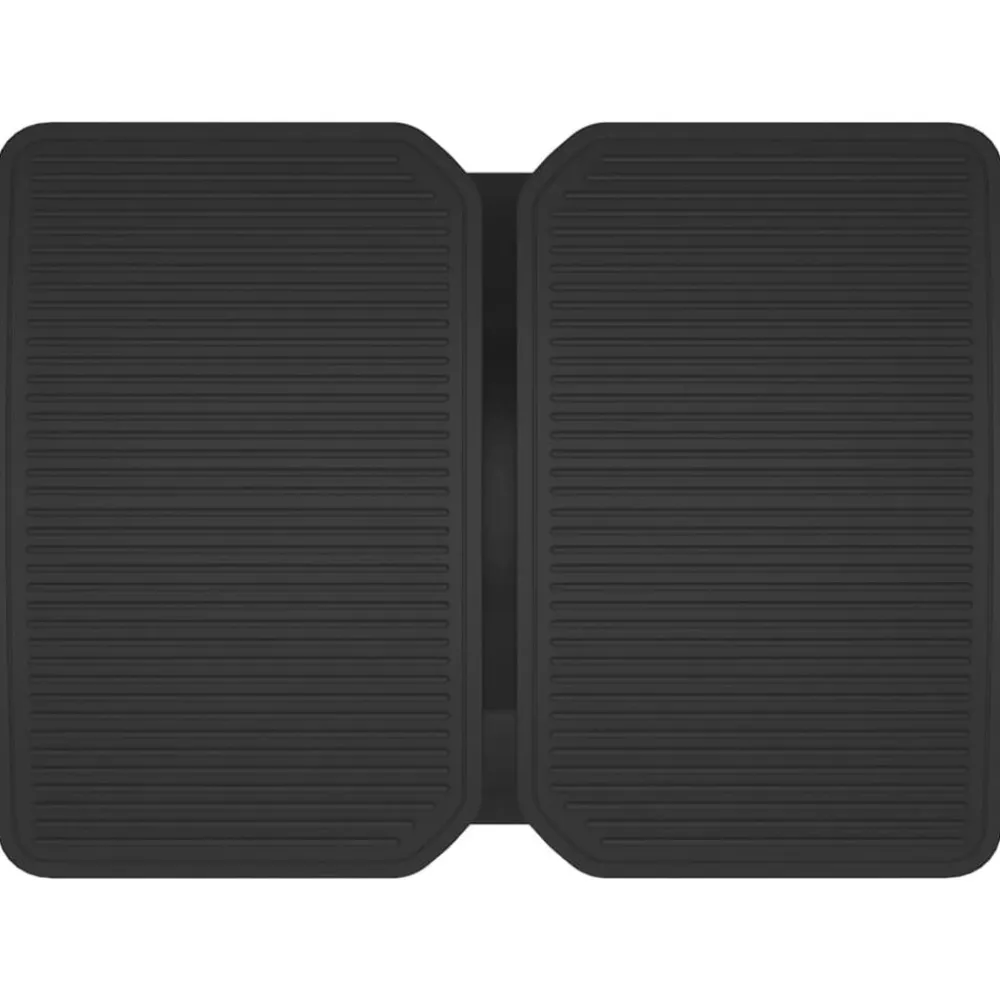 vidaXL Reposapiés negro 43,5x32,5x10,5 cm