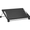 vidaXL Otomanas-Reposapiés negro 45x40x13,5 cm