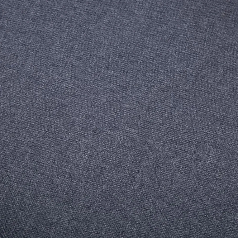 vidaXL Reposapiés tapizado de tela 73x43x42 cm gris oscuro Outlet