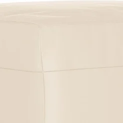 vidaXL Otomanas-Reposapiés tela de microfibra 60x50x41 cm