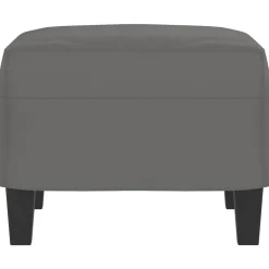 vidaXL Otomanas-Reposapiés tela de microfibra 60x50x41 cm