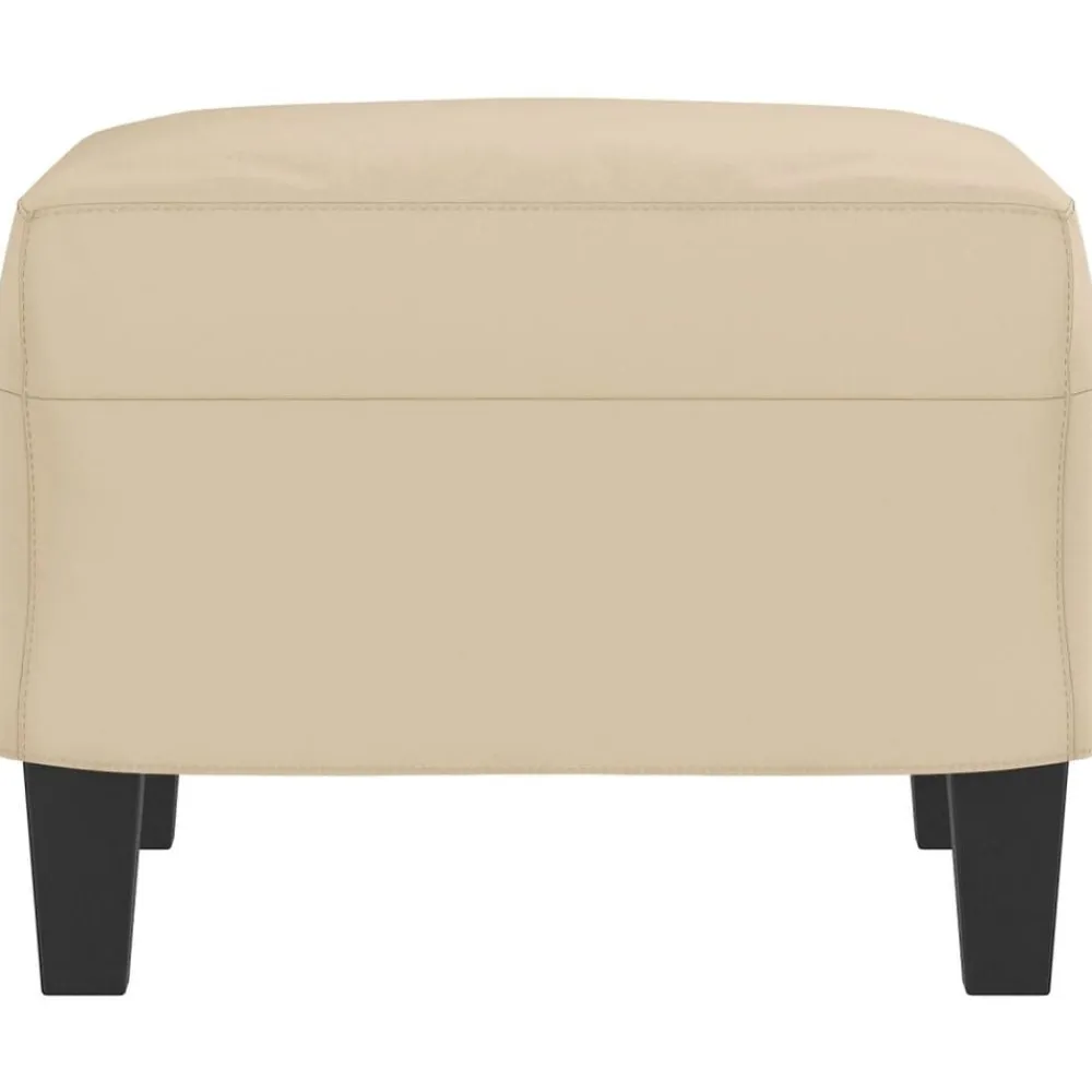 vidaXL Otomanas-Reposapiés tela de microfibra 60x50x41 cm