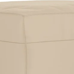 vidaXL Otomanas-Reposapiés tela de microfibra 60x50x41 cm