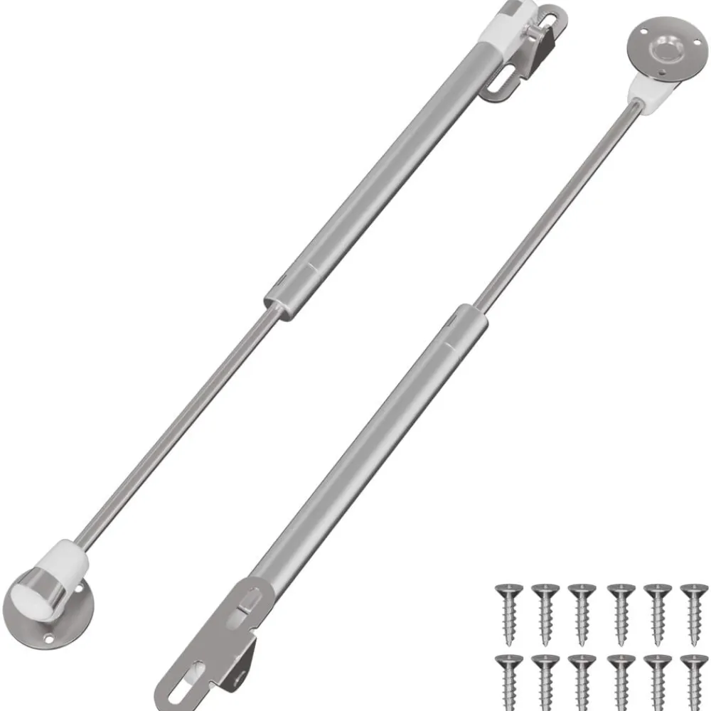 vidaXL Resorte de Gas Hidráulico 2 pcs Plateado 280 x 17 x 16 mm New