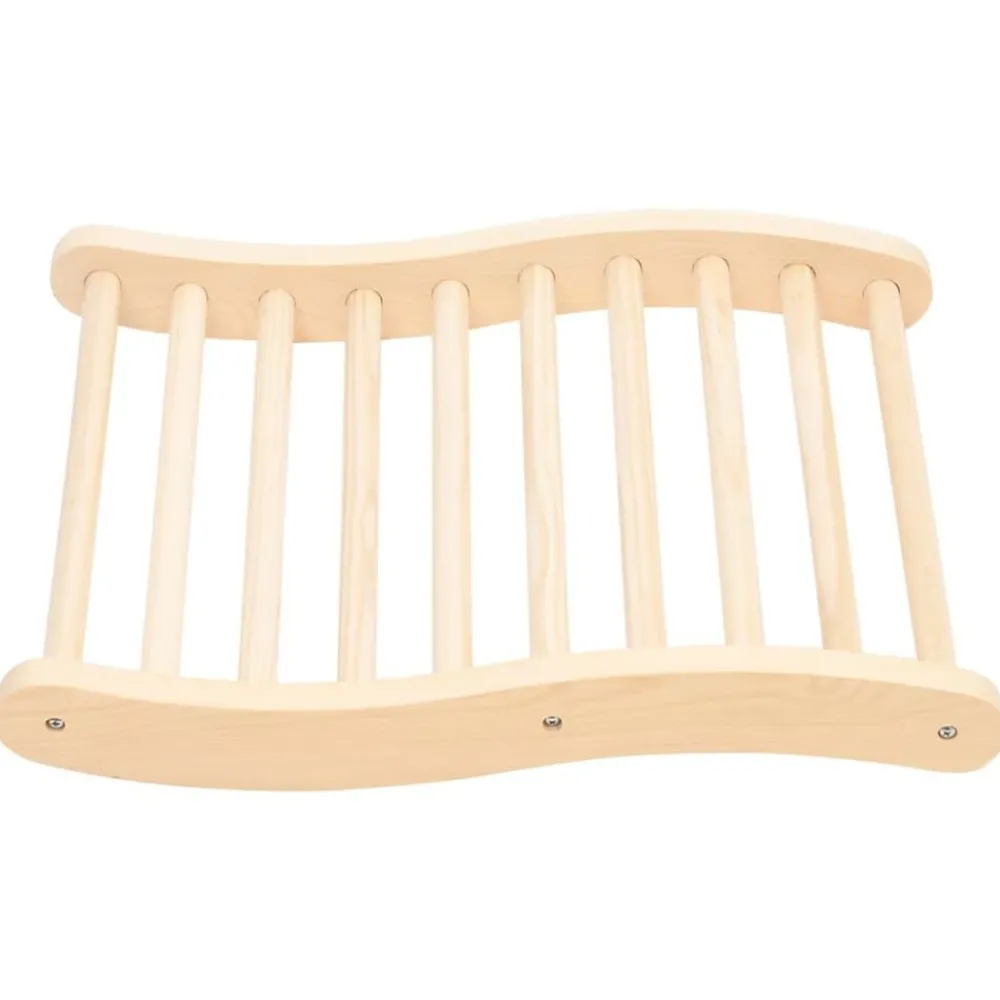 vidaXL Piscina Y Spa-Respaldo de sauna madera maciza de pino en forma de S