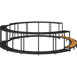 vidaXL Piscina Y Spa-Revestimiento de bañera de hidromasaje con almacenaje y escalón