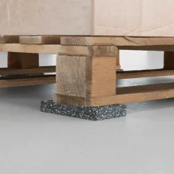 vidaXL Rollo de gránulos de caucho Negro 200 x 5 x 0,3 cm Goma Discount