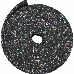 vidaXL Rollo de gránulos de caucho Negro 200 x 5 x 0,3 cm Goma Discount