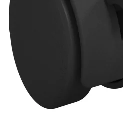 vidaXL Rueda 2 pcs Negro 39,5 x 39,5 x 37,8 mm Hierro y polipropileno