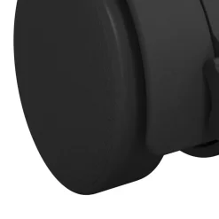 vidaXL Rueda 2 pcs Negro y Plata 40,1 x 40,1 x 37,8 mm Hierro y PP Clearance