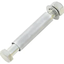 vidaXL Manipulación De Materiales-Rueda de carretilla con eje macizo PU 4.00-8 390 mm