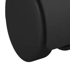 vidaXL Accesorios De Bricolaje-Rueda giratoria 2 pcs Negro 39,5 x 39,5 x 37,8 mm Hierro y PP