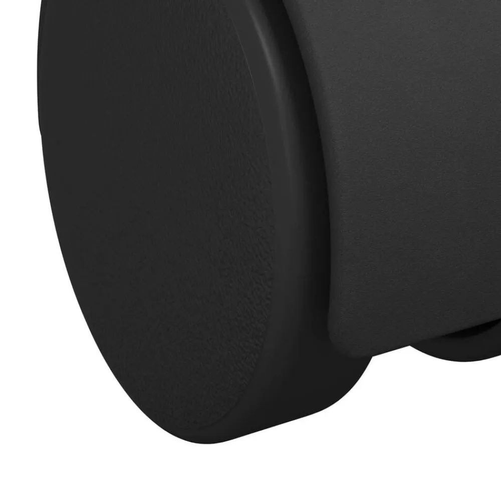 vidaXL Accesorios De Bricolaje-Rueda giratoria 2 pcs Negro 39,5 x 39,5 x 37,8 mm Hierro y PP