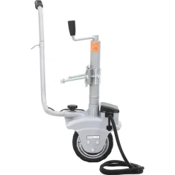 vidaXL Piezas Y Accesorios Para Vehículos-Rueda jockey de remolque motorizada aluminio 12 V 350 W