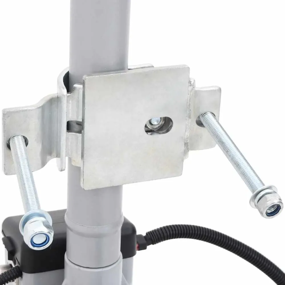 vidaXL Piezas Y Accesorios Para Vehículos-Rueda jockey de remolque motorizada aluminio 12 V 350 W