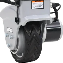 vidaXL Piezas Y Accesorios Para Vehículos-Rueda jockey de remolque motorizada aluminio 12 V 350 W