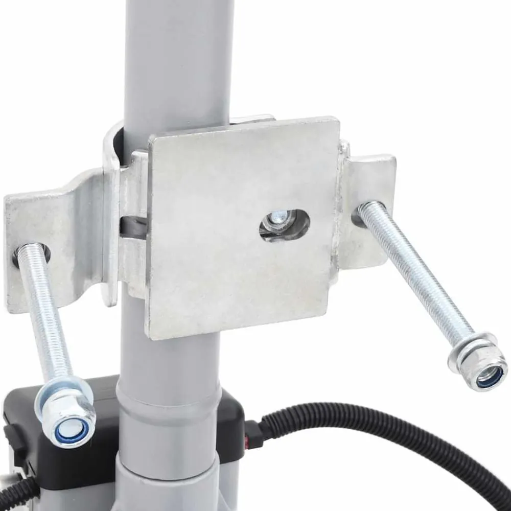 vidaXL Rueda jockey de remolque motorizada aluminio 12 V 350 W New