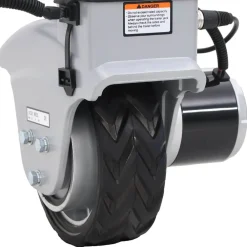 vidaXL Rueda jockey de remolque motorizada aluminio 12 V 350 W New