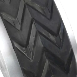 vidaXL Piezas Y Accesorios Para Vehículos-Rueda para rueda de remolque jockey aluminio y goma Ø19,5x10 cm
