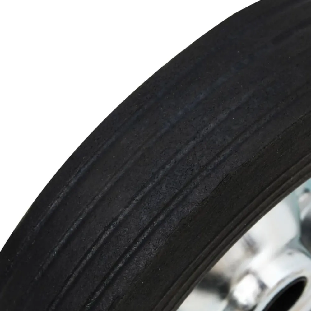 vidaXL Rueda para rueda jockey acero y caucho macizo Ø20x5 cm Discount