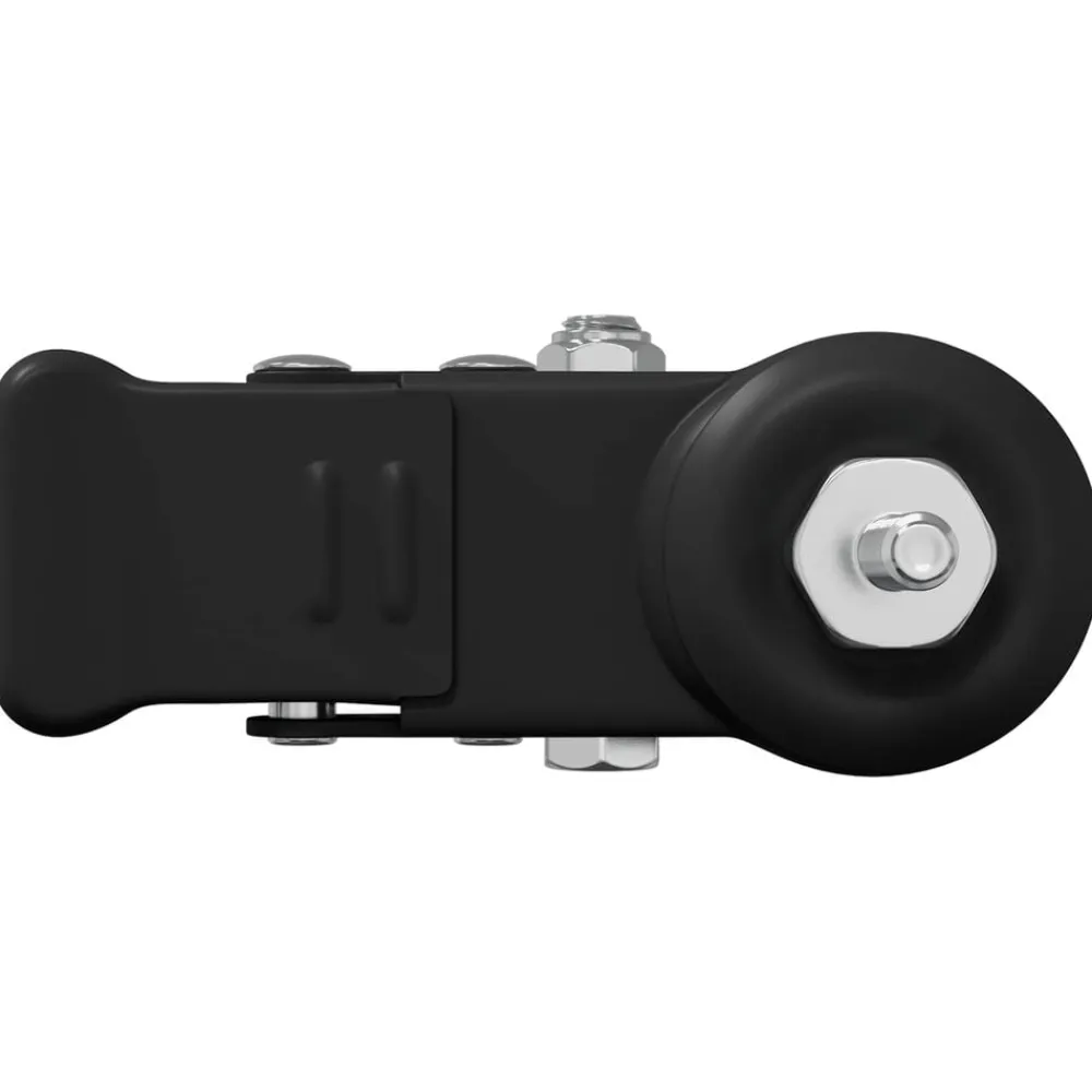 vidaXL Ruedas 2 pcs Negro M6 x 37 mm Hierro y Nailon Best