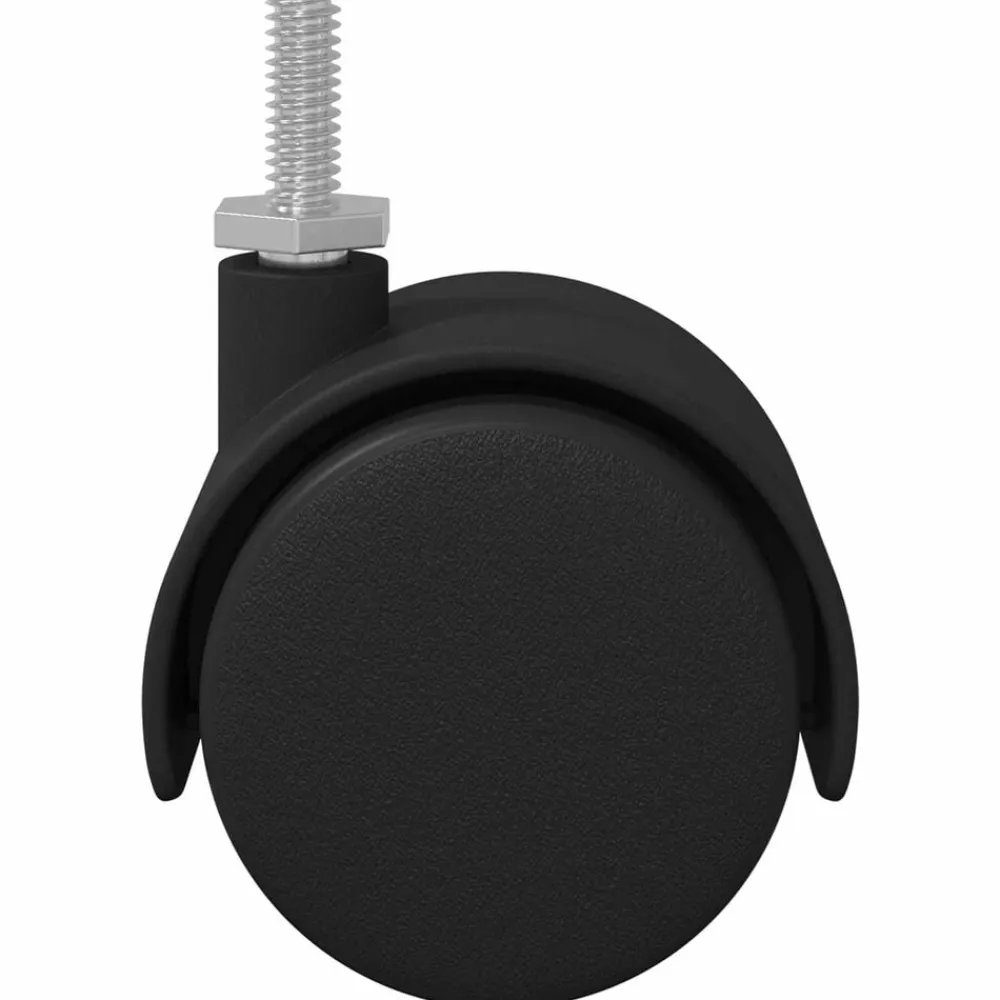 vidaXL Ruedas 2 pcs Negro 40,1 x 37,8 mm PP y hierro Outlet