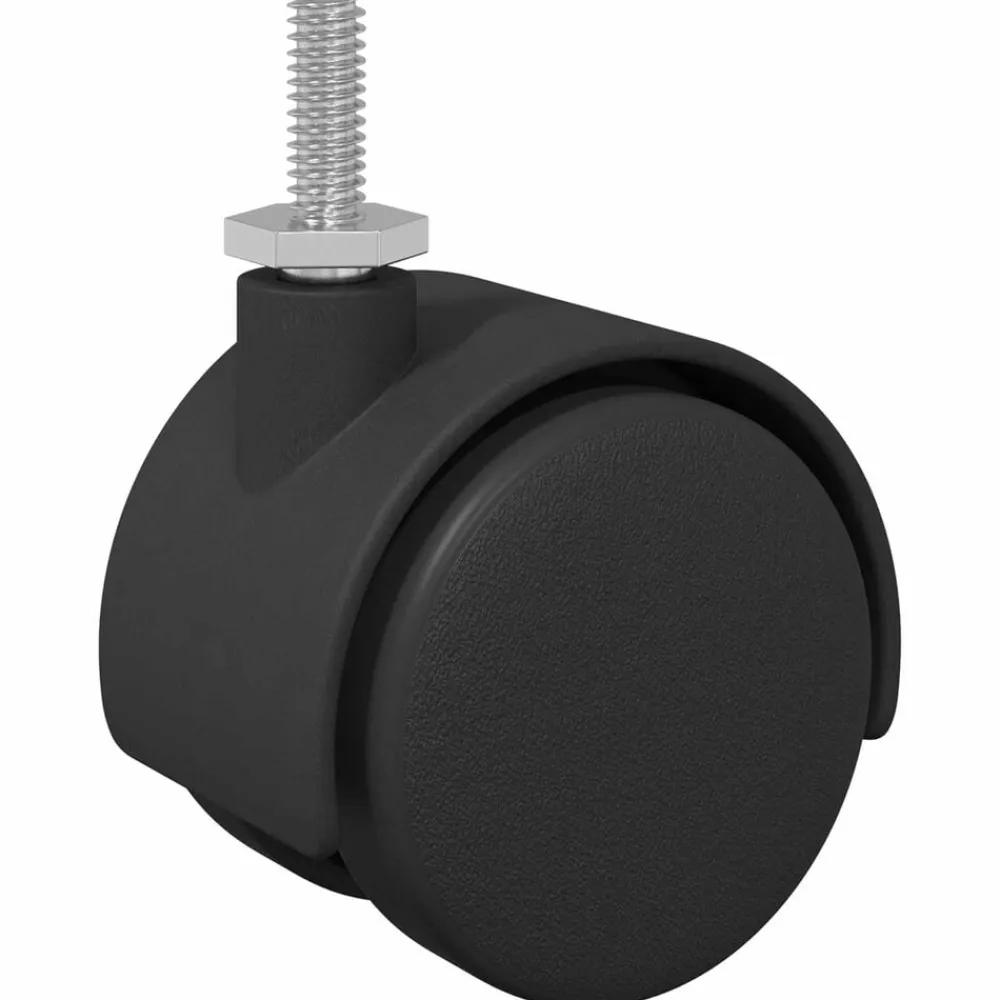 vidaXL Ruedas 2 pcs Negro 40,1 x 37,8 mm PP y hierro Outlet
