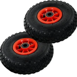 vidaXL Ruedas de carrito de sacos 2 unidades goma 3.00-4 (245x82) Sale