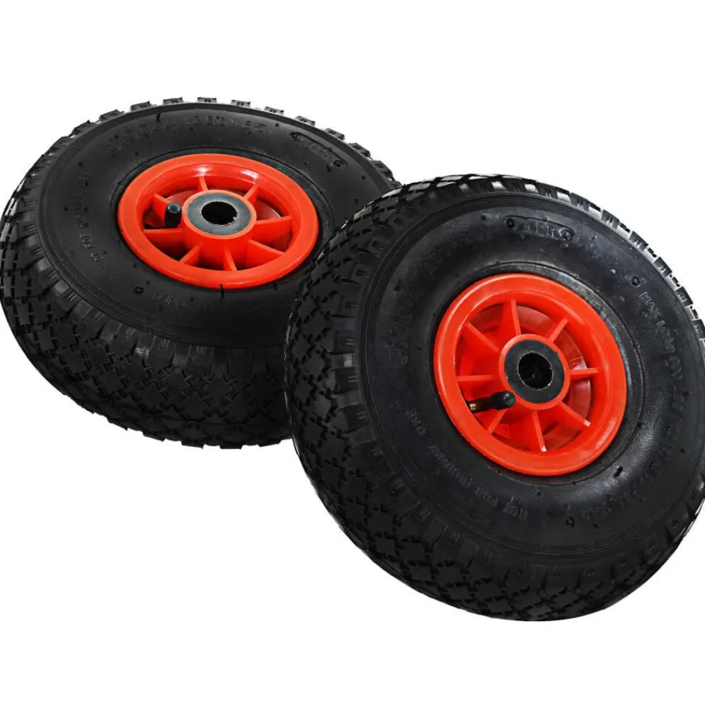 vidaXL Ruedas de carrito de sacos 2 unidades goma 3.00-4 (245x82) Sale