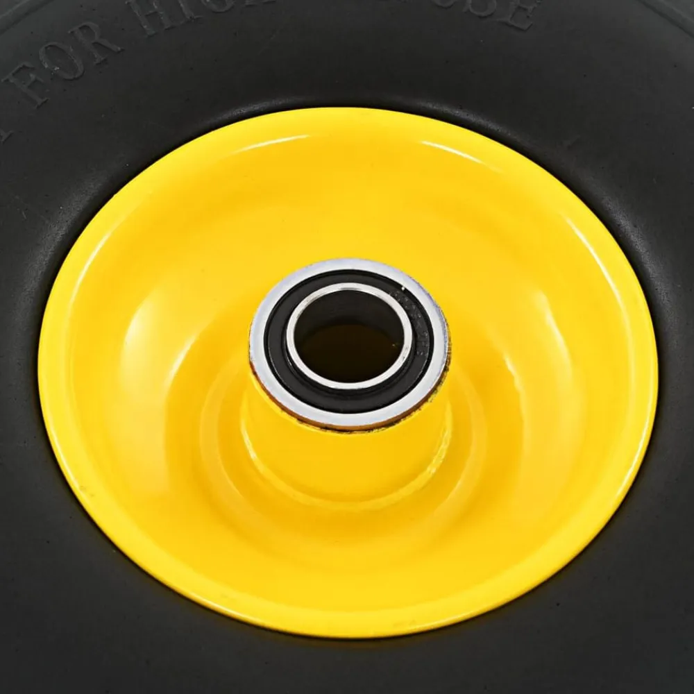 vidaXL Ruedas de carrito de sacos 2 unidades PU macizo 3.00-4 (260x85) Online
