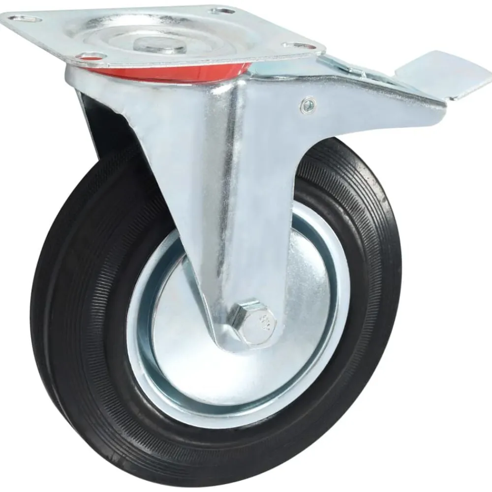 vidaXL Manipulación De Materiales-Ruedas de transporte 4 unidades 200 mm