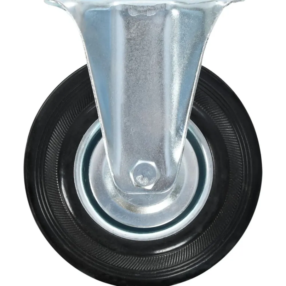 vidaXL Ruedas fijas 4 unidades 125 mm Outlet