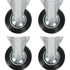 vidaXL Ruedas fijas 4 unidades 160 mm Best