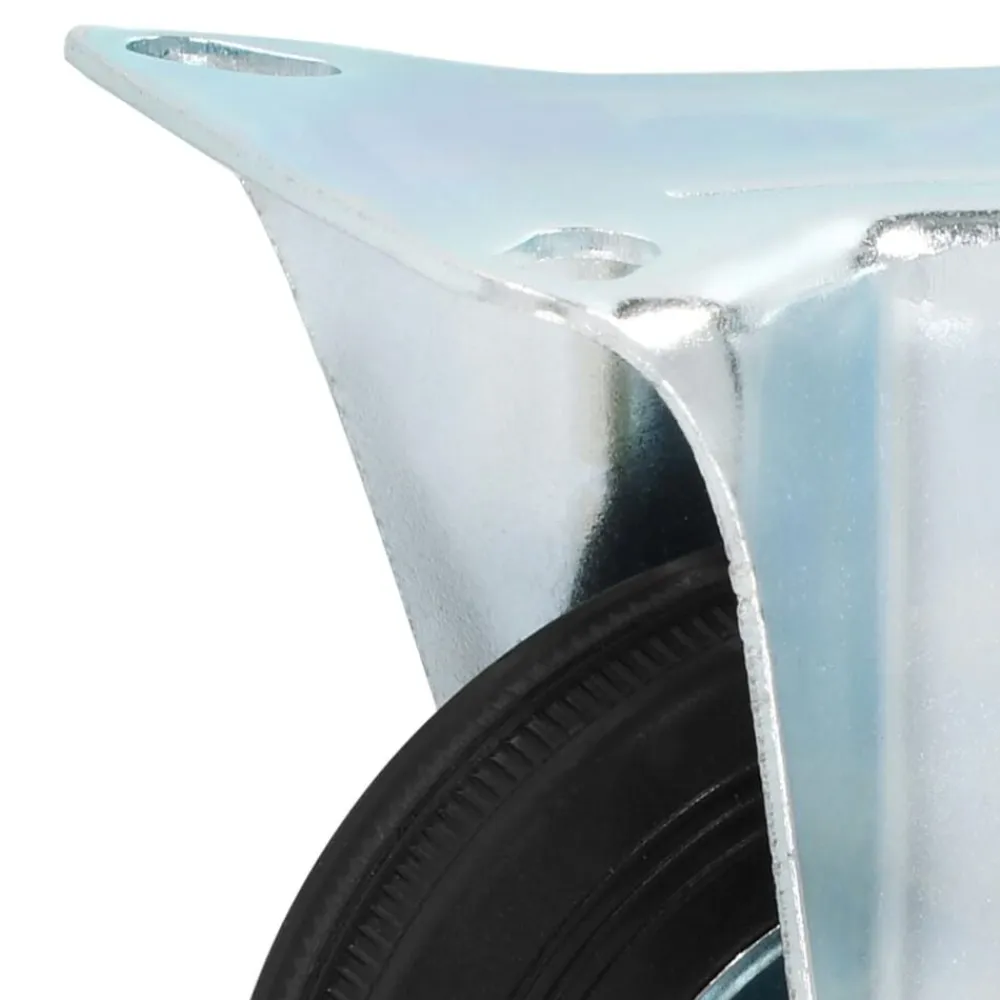 vidaXL Manipulación De Materiales-Ruedas fijas 4 unidades 100 mm