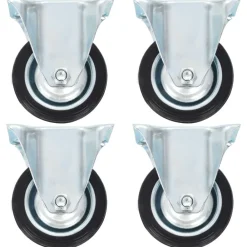 vidaXL Ruedas fijas 4 unidades 75 mm Best