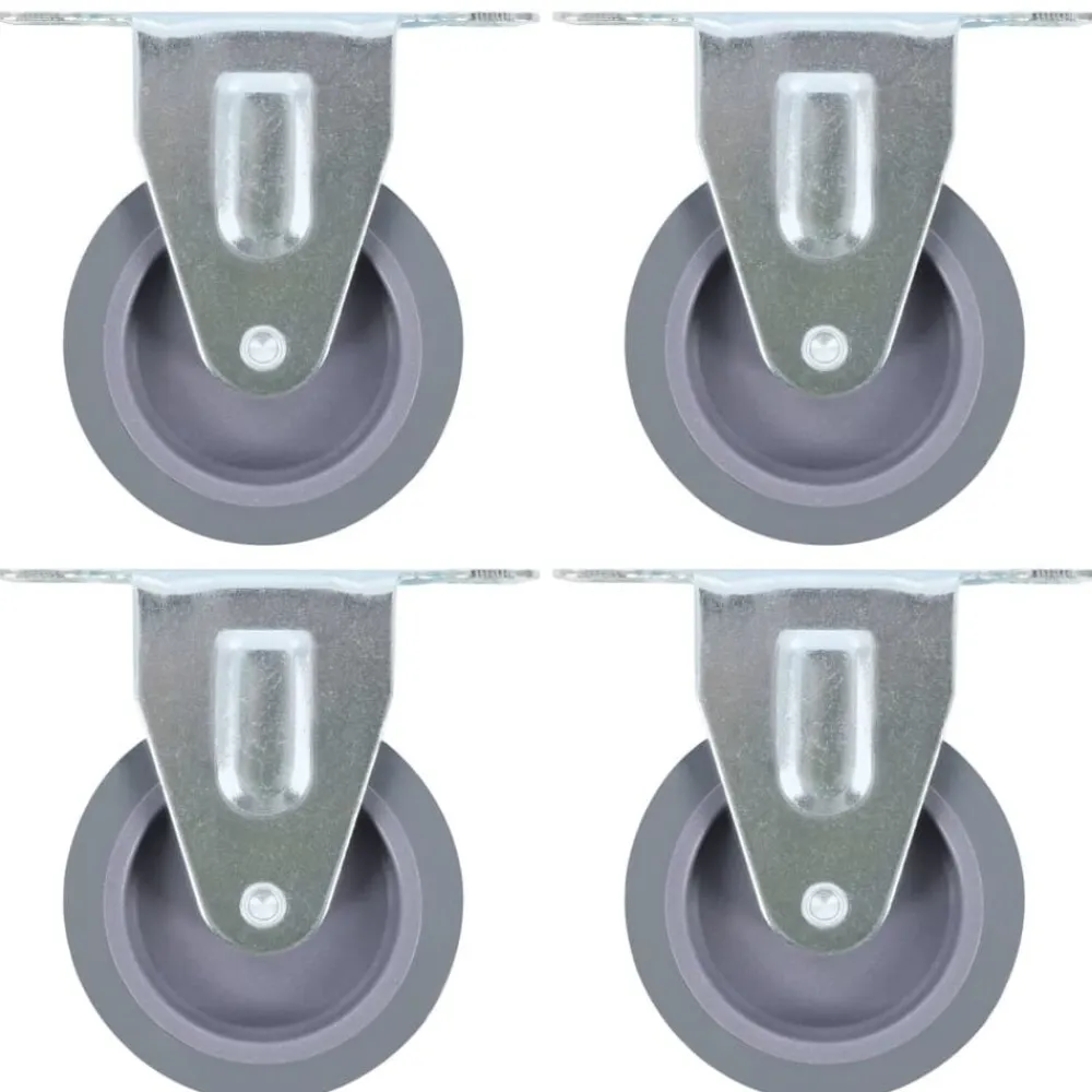 vidaXL Ruedas fijas 4 unidades 75 mm Sale
