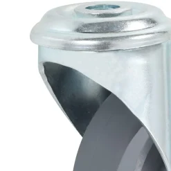 vidaXL Manipulación De Materiales-Ruedas giratorias con agujero pasador 4 unidades 100 mm