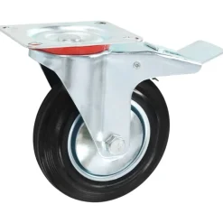 vidaXL Manipulación De Materiales-Ruedas giratorias 4 unidades 160 mm