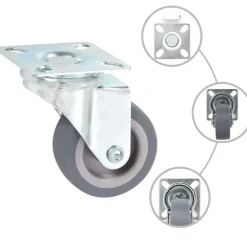 vidaXL Ruedas giratorias 4 unidades 50 mm Outlet