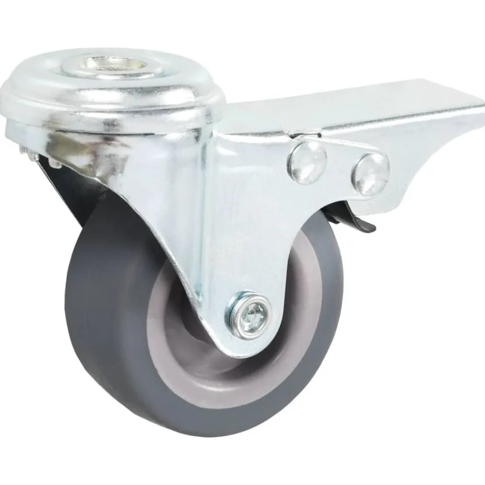 vidaXL Ruedas giratorias con agujero pasador 4 unidades 50 mm Clearance
