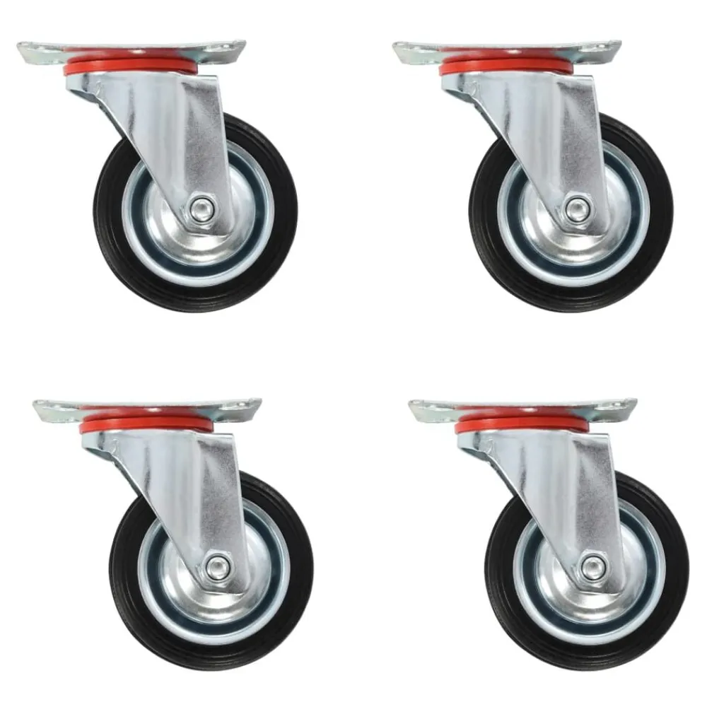 vidaXL Ruedas giratorias 4 unidades 75 mm Best